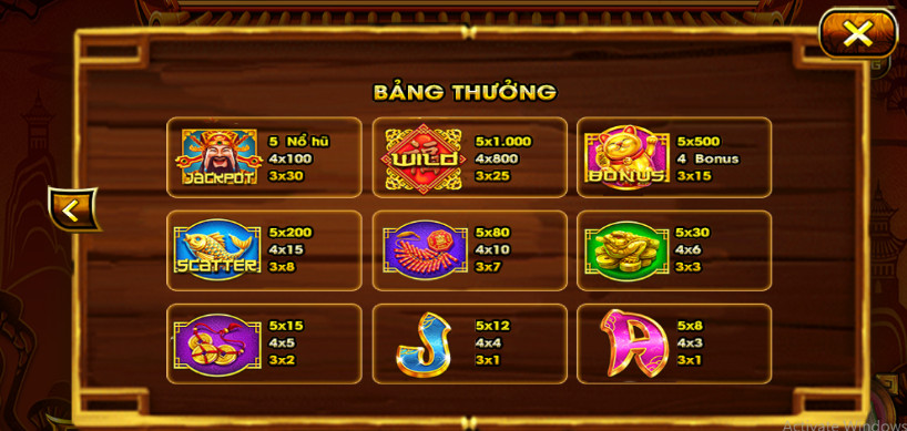 Nổ hũ Thần tài 12Bet, game chơi hấp dẫn số 1